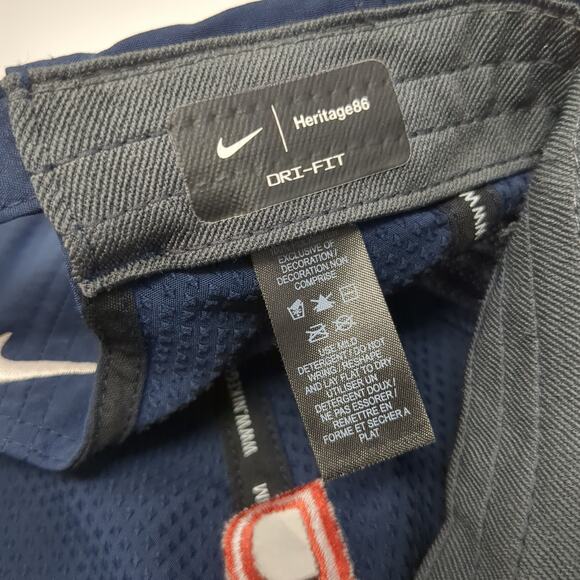 B Logo Find Your Inner Boss Baseball Cap Blue One Size Nike Heritage86 Dri-Fit - Picture 10 of 11